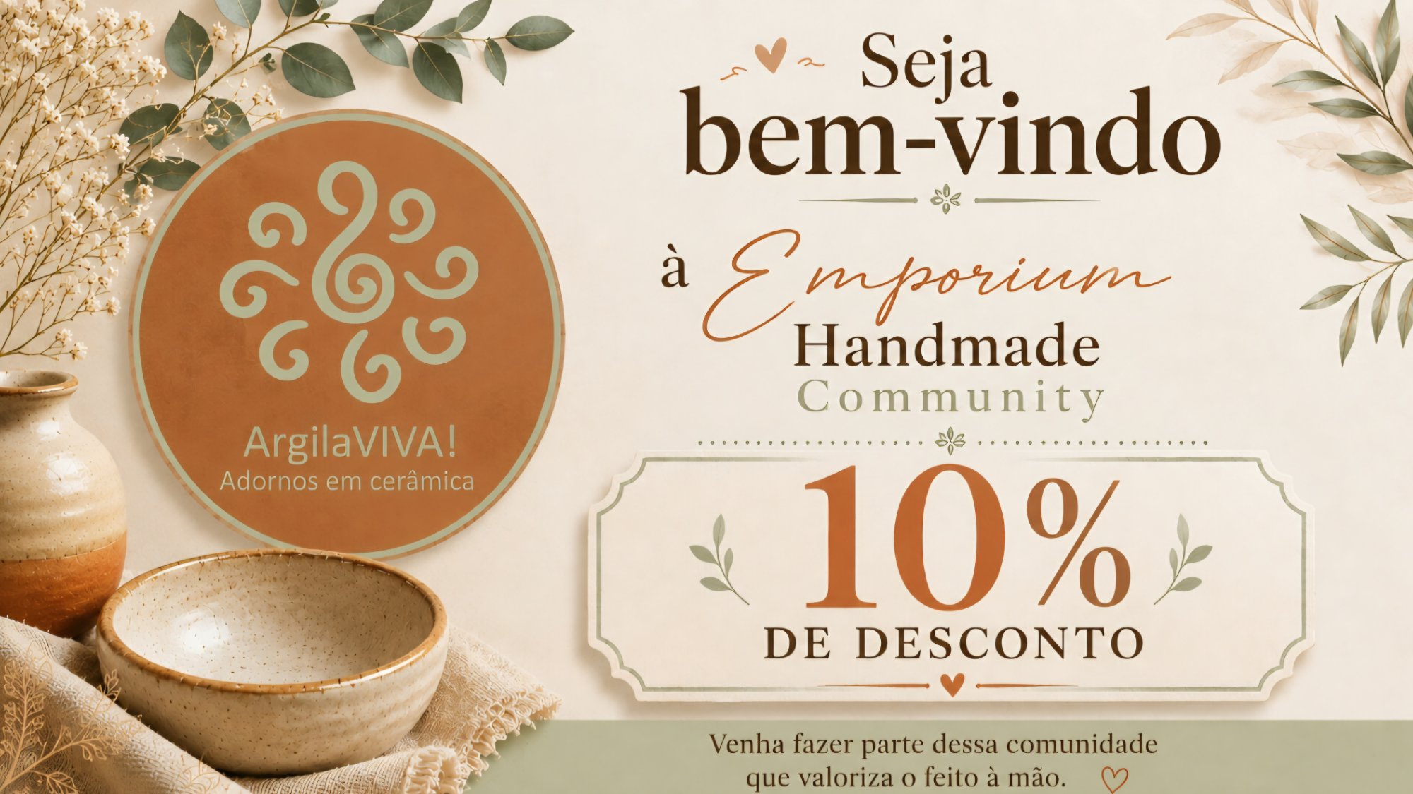 10% de desconto!