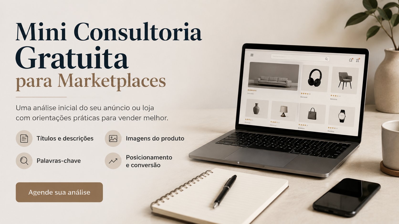 Mini Consultoria gratuita para marketplaces